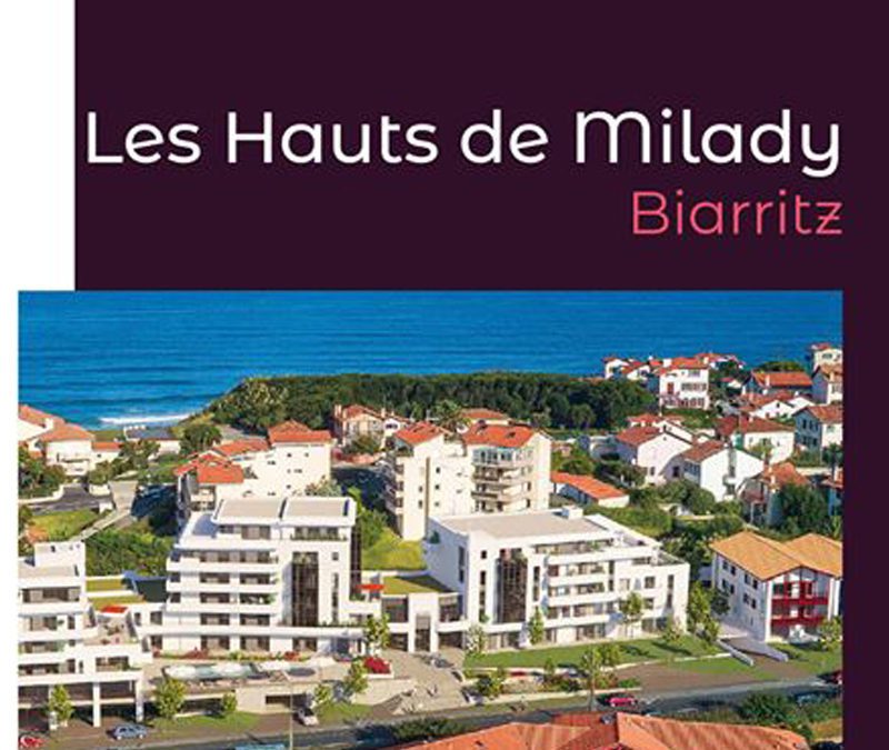 Nouveau programme: Les Hauts de Milady – Biarritz en résidence de service LMNP