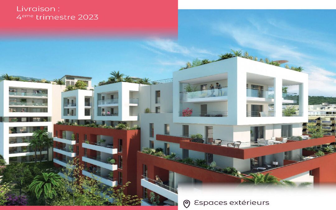 Nouvelle résidence avec vue sur la baie à Roquebrune-Cap-Martin