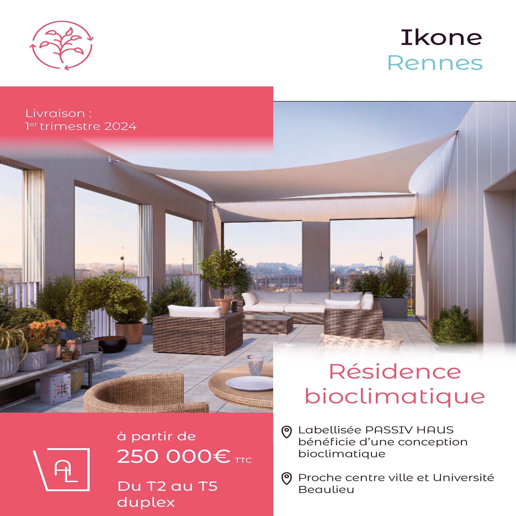 Rennes: une nouvelle résidence bioclimatique!