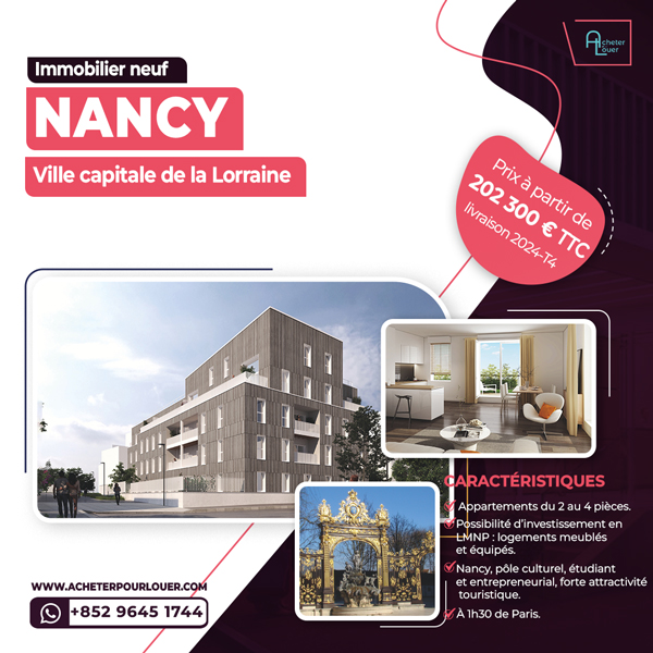 Immobilier Neuf à Nancy